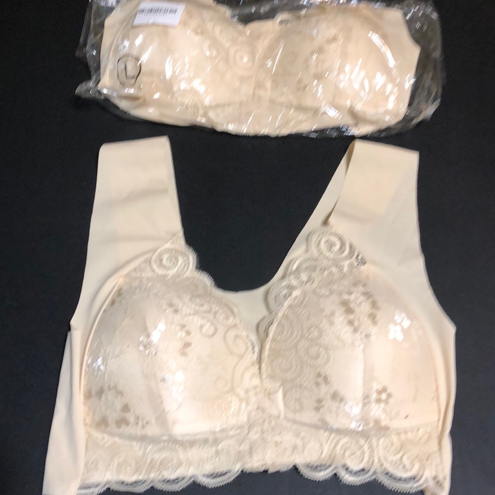 2 small “starter” bras
